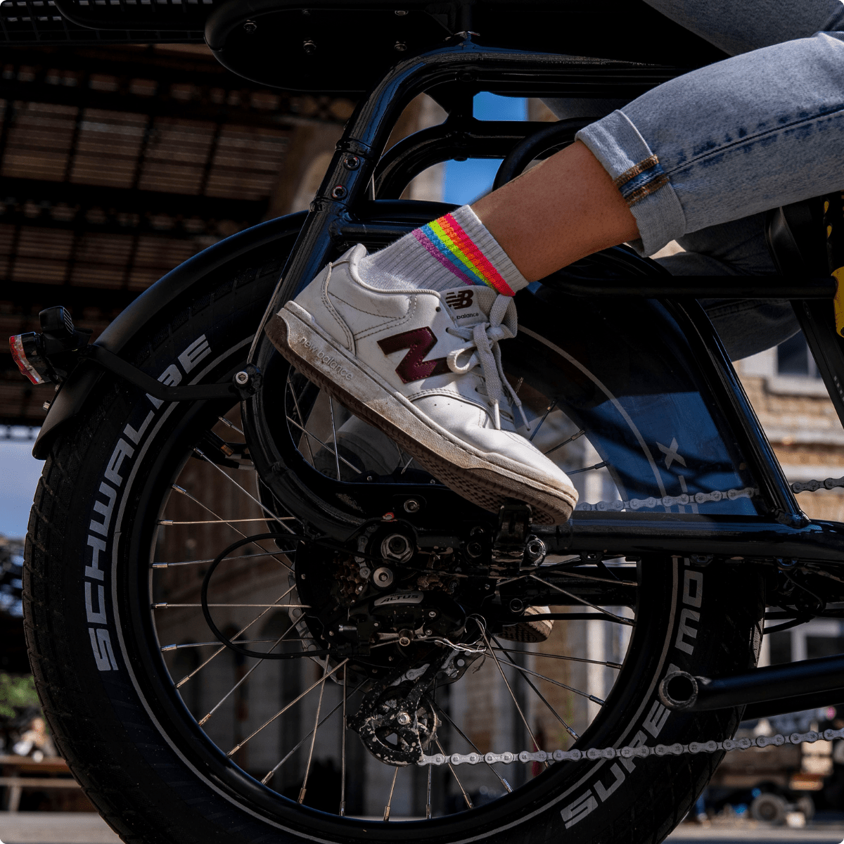 Ritmic Duo - vélo électrique cargo biplace - ElwingStandardGris charbon