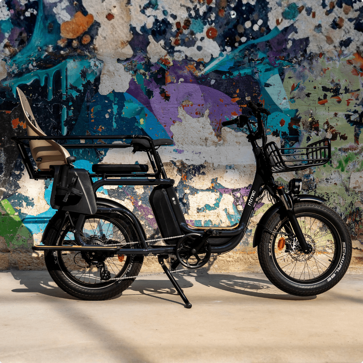 Ritmic Jumbo - vélo électrique cargo longtail - ElwingStandardGris charbon 