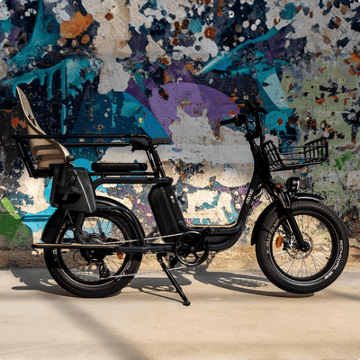 Ritmic Jumbo - vélo électrique cargo longtail - ElwingStandardGris charbon 