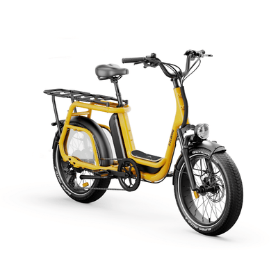 Ritmic Jumbo - vélo électrique cargo longtail - ElwingStandardJaune Ambré 