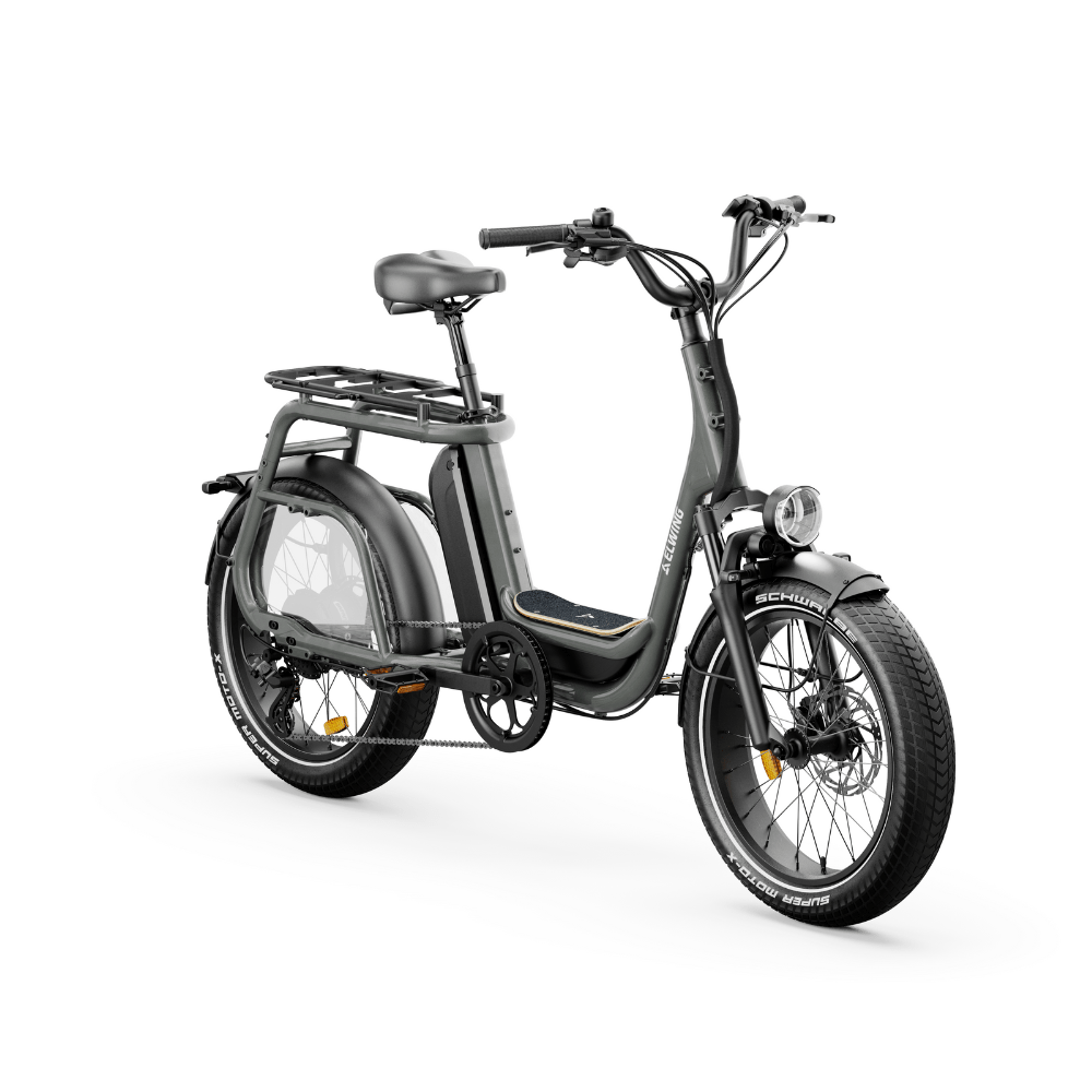Ritmic Solo - vélo électrique cargo compact - ElwingStandardGris charbon 