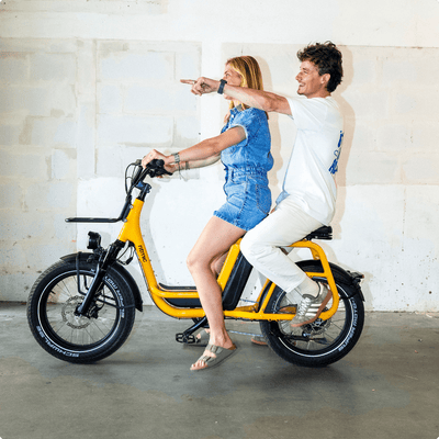 Ritmic Solo - vélo électrique cargo compact - ElwingStandardJaune ambré 