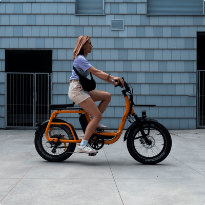 Ritmic Solo - vélo électrique cargo compact - ElwingStandardJaune ambré 