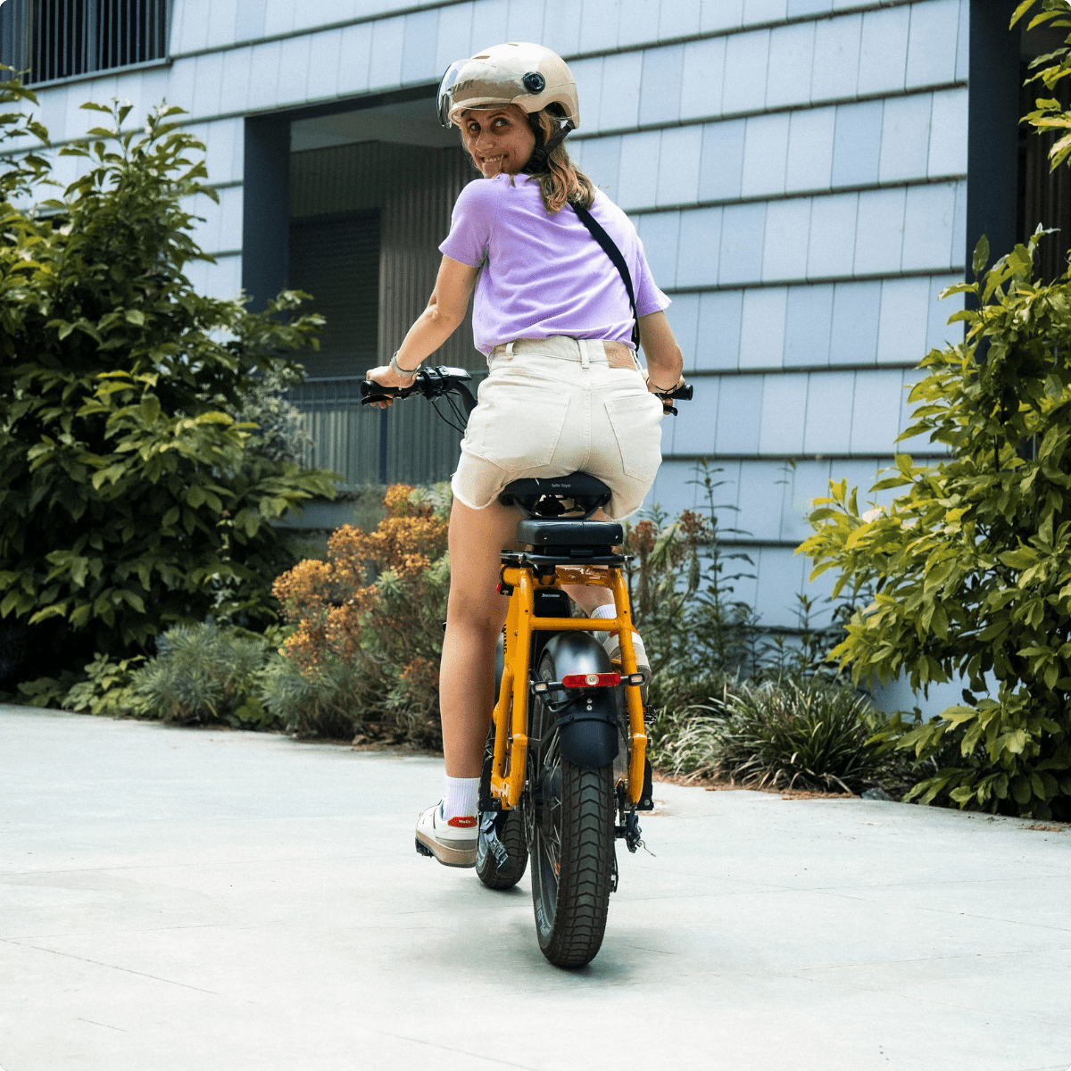 Ritmic Solo - vélo électrique cargo compact - ElwingStandardJaune ambré 