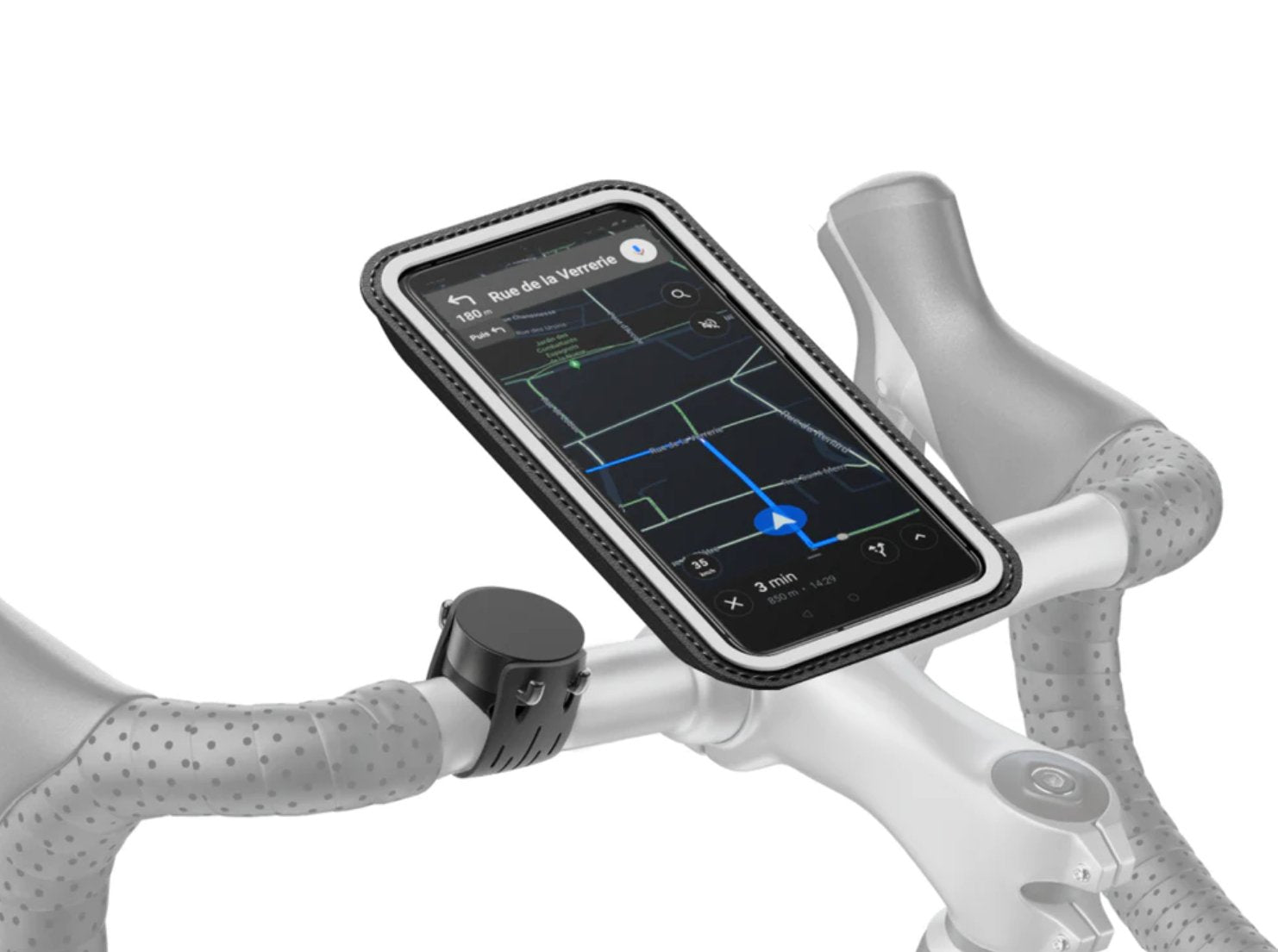 Support smartphone vélo étui magnétique - ElwingXL - hauteur < 16.5 cm