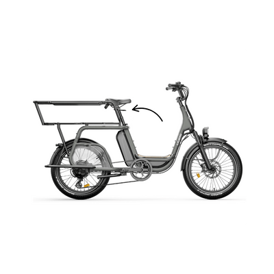 Tige de selle télescopique avec poignée - Elwing