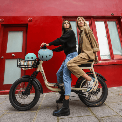 Yuvy 2 - vélo électrique biplace cargo compact - ElwingStandardSteppe